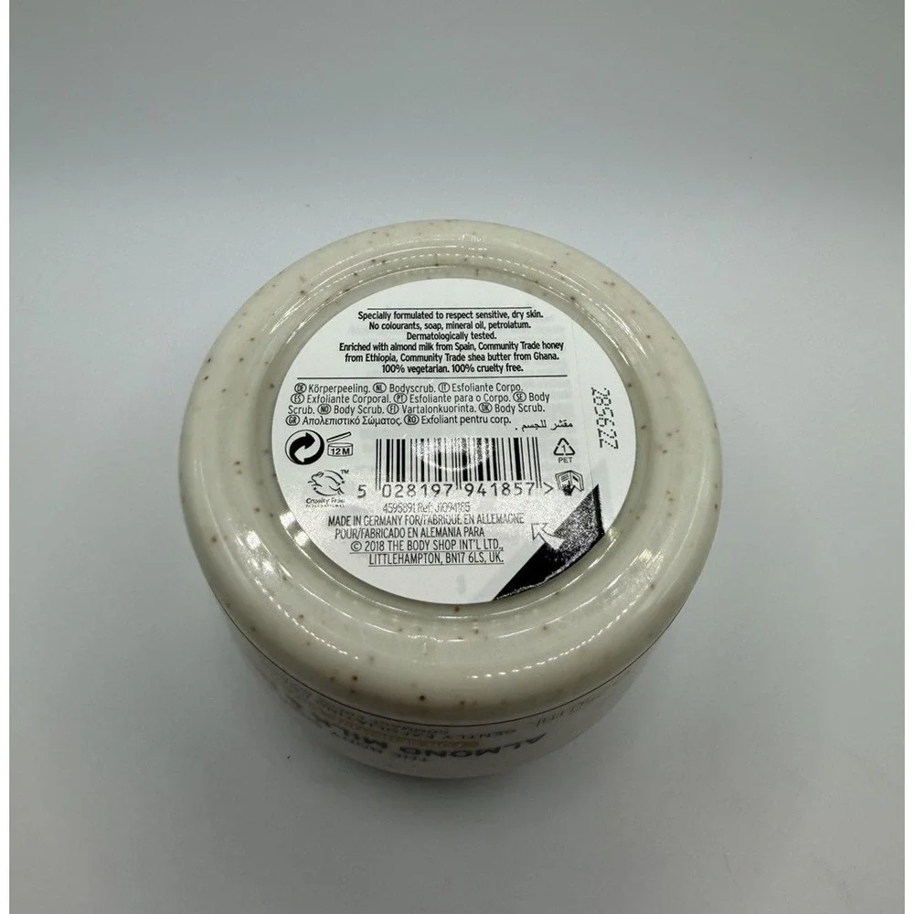 The Body Shop Almond Milk & Honey Gently‎ Exfoliating Cream Scrub 245g/8.6oz New